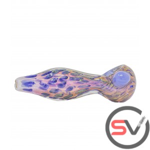BUTTON LAVENDER FIELD HAND PIPE 5inch 1CT
